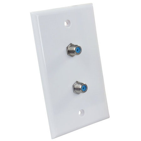 JR PRODUCTS JR Products 47875 Dual Wall Plate 47875